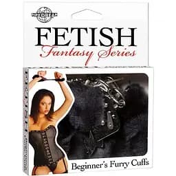 Наручники Pipedream Fetish Fantasy Beginner's Furry Cuffs черный