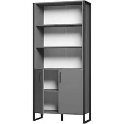 Шкаф лофт ОП-653 Orange-Line 860х400х1900 Черный/Графит