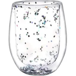 Набор стаканов Vittora STAR SILVER с двойным дном 350 мл 2 шт, VT-5409-350 (141391)
