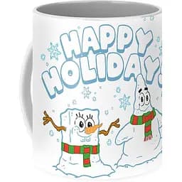 Кухоль GeekLand Щасливих свят SB 02.20 350 мл білий