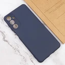 Чохол TPU GETMAN Liquid Silk Full Camera для Samsung Galaxy A26 5G Синій / Midnight Blue - мініатюра 4