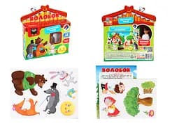 Гра настольная, магнитный театр Академия развития Колобок, на украинском