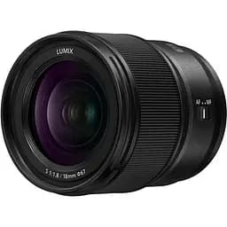 Об'єктив Panasonic S-S18E Lumix S 18 мм F1.8 - мініатюра 1