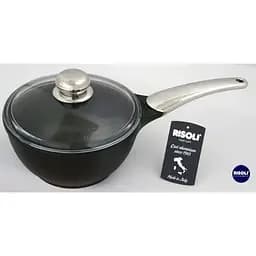 Ківш із кришкою Risoli Fusion steel, з металевою ручкою 20 см 2 л (00095fa/20tp) - мініатюра 5