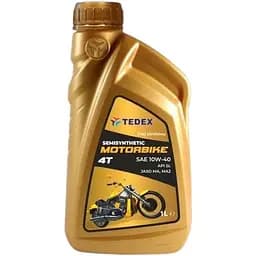 Масло моторное полусинтетическое Tedex Motorbike 4T SAE: 10W-40 1 л (163617)