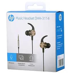 Гарнітура HP DHH-3114, 3,5мм Gold - мініатюра 4