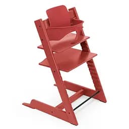 Набір Stokke Baby Set Tripp Trapp Warm Red: стільчик і спинка з обмежувачем (k.100136.15)