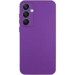 Чохол TPU Getman Liquid Silk Full Camera для Samsung Galaxy S24 FE Фіолетовий / Purple