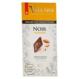 Шоколад чорний Villars з карамелізованим мигдалем 100 г (825366)