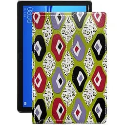 Чехол StatusCASE из экокожи для планшета Huawei MediaPad M5 lite 10 Камни-цветные