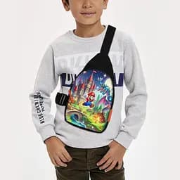 Сумка через плечо детская Супер Марио 29х17 см сумка слинг для мальчика (02182)