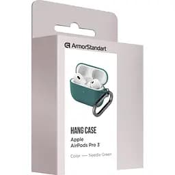 Чохол ArmorStandart Hang Case для Apple AirPods Pro 3 Needle Green (ARM88279) [149501] - мініатюра 3