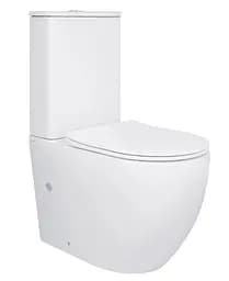 Напольный унитаз Qtap Robin Ultra Quiet с сиденьем Slim Duroplast/ Soft-close/ Quick Release QT13226089AW