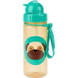 Пляшечка Skip Hop Zoo Мопс 385 см бежева з бірюзовим (9N567810)