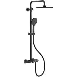 Душова система з термостатом Koer KB-55014-05 KR4733, Чорний матовий