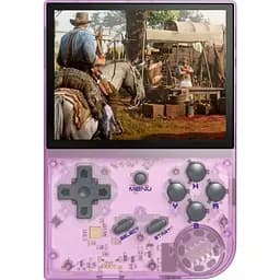 Ретро ігрова приставка Anbernic RG35XX 64GB Transparent Purple [102903]