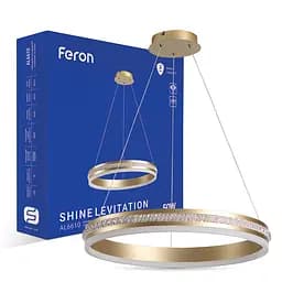 Світлодіодна люстра Feron AL6610 SHINE LEVITATION 50Вт 4000K золото
