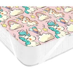 Наматрацник непромокаючий Cosas Rose Unicorn 70х120 см рожевий (WaterSheet_UnicornRose_120) - мініатюра 4