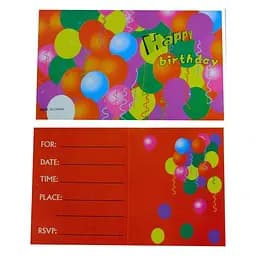 Пригласительная открытка Happy Birthday