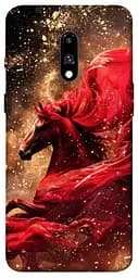 Чохол Demsky Red sparkles Horse для OnePlus 7