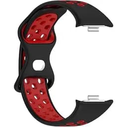 Ремінець DK для Xiaomi Mi Band 8 Pro Silicone Sport Band Nike (017600) (black / red) - мініатюра 2