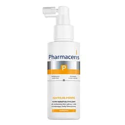 Кератолічна рідина, яка зменшує псоріазний висип, Pharmaceris P Ichtilix-Forte, для шкіри голови, 150 мл (E1463)