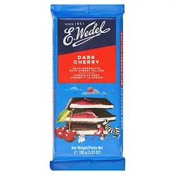 Шоколад черный E.Wedel с вишневой начинкой 100 г