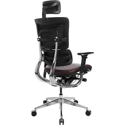 Офисное кресло GT Racer X-807 Leather (P-01), темно-бордовое (X-807 Leather Burgundy (P-01))