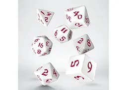 Набір кубиків Classic Runic White & red Dice Set , 7 шт. (SCLR04) - мініатюра 2