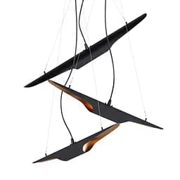 Люстра 3P-full, PikArt арт. 5504 Бронзовий/чорний