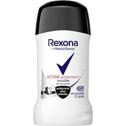 Антиперспірант Rexona Активний захист та невидимий на чорному та білому одязі стік 40 мл