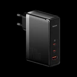 Мережевий зарядний пристрій Baseus GaN5 Pro 3 порта, USB + Type-C 140W Черный (CCGP100201)