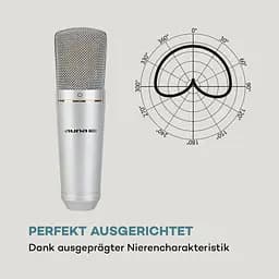 Конденсаторний USB-мікрофон Auna MIC-920 USB (10034262) - мініатюра 6