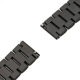Ремінець DK CDK для OnePlus Watch 46mm 22mm Metal Fitlink Steel Watch Band (012874) (black) - мініатюра 6