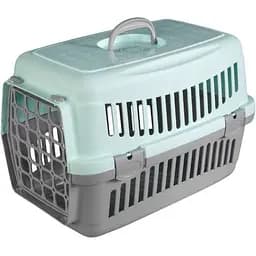 Переноска для котів та собак AnimAll CNR-102 сіро-м'ятна 