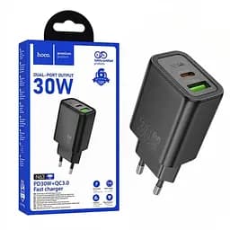 Зарядний пристрій Hoco N63 PD 30W + QC 3.0