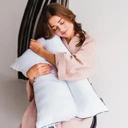 Набір MirSon вовна №9566 Royal Wool демі ковдра 140х205 см + подушка білий (2200010806175) - мініатюра 4
