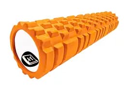 Массажный роллер EasyFit Grid Roller 60 см v.3.1 оранжевый (EF-2037-OR)