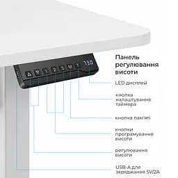 Компютерний стіл OfficePro ODE1880W - мініатюра 2