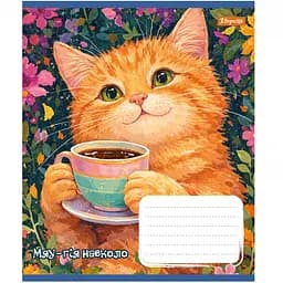 Набір зошитів 1 Вересня Sunny cat А5 12 аркушів у клітинку 25 шт. (768768) - мініатюра 4