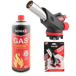 Ручная мини газовая горелка Nowax с баллоном на 400 мл, 220 гр (na_74)