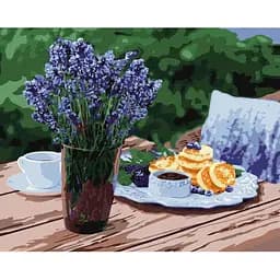 Картина за номерами Ideyka Сніданок за містом 40x50 см (KHO5599)