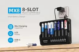 Зарядний пристрiй XTAR MX8 (5069) - мініатюра 5