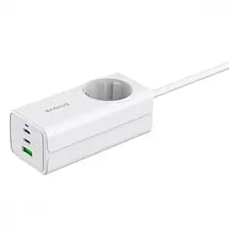 Мережевий фільтр Proove Power Strip PD-02 65W (2 Type-C + 1USB) white (PSP165210001)