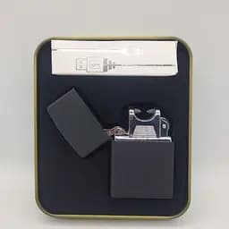 Электроимпульсная зажигалка дуговая usb черная на подарок Jinlun 215