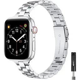 Браслет Gearyou для Apple Watch 40 мм, 38 мм, 41 мм, 44 мм, 42 мм, 45 мм металлический