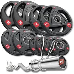 Набор олимпийский Hop-Sport PRO 50кг с W-образным грифом