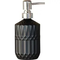 Дозатор скляний Pure 400 мл чорний (80241223-3/чорний)