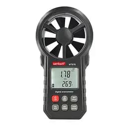 Анемометр крильчастий USB Bluetooth 0.3-30м/с -10-45°C wintact 16.5х8.5х3.9 см hoz0010078