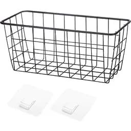 Полка настенная Stenson TD01332, 27.5x10x10 см черная (25539)